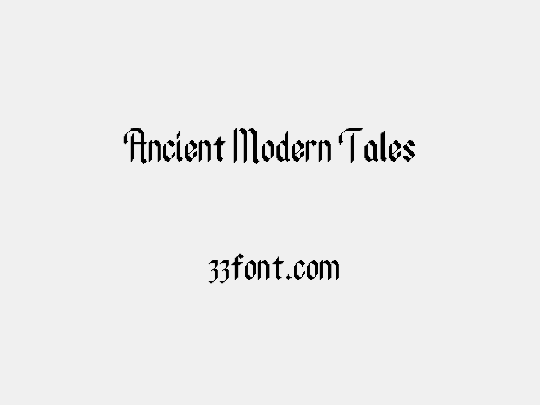 Ancient Modern Tales