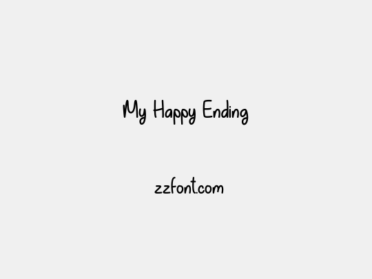 My Happy Ending