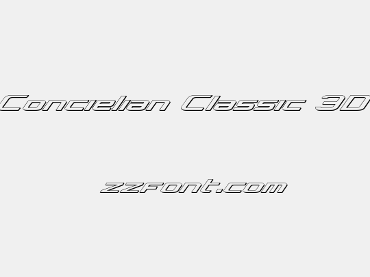 Concielian Classic 3D