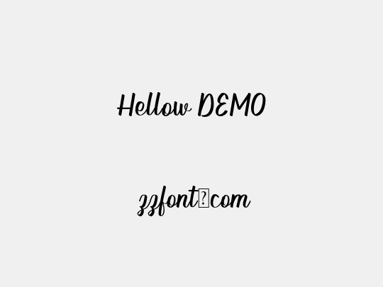 Hellow DEMO