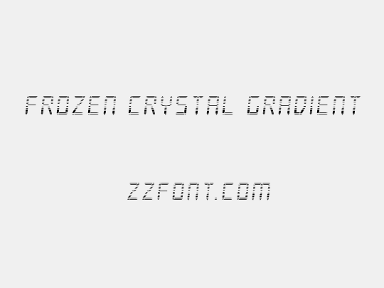 Frozen Crystal Gradient
