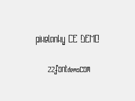 pixelanky CE DEMO