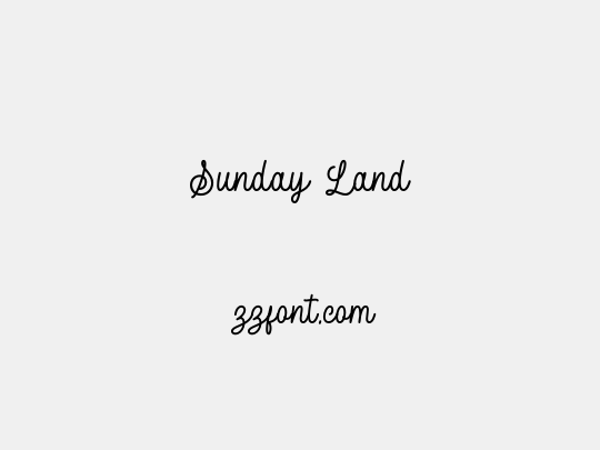 Sunday Land