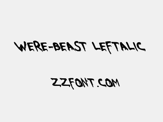 Were-Beast Leftalic