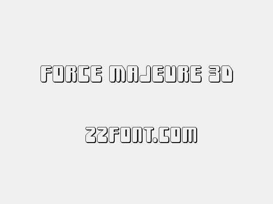Force Majeure 3D