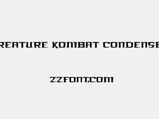 Kreature Kombat Condensed