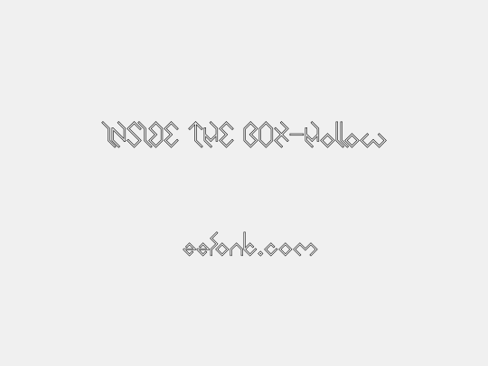 INSIDE THE BOX-Hollow