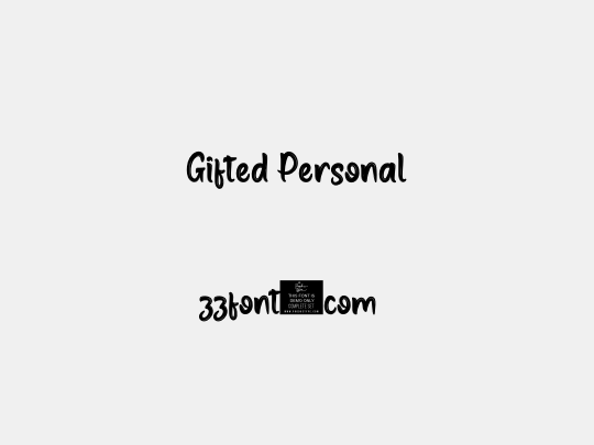 Gifted Personal