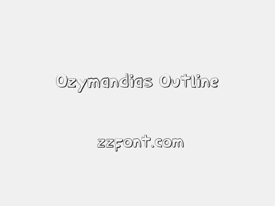 Ozymandias Outline