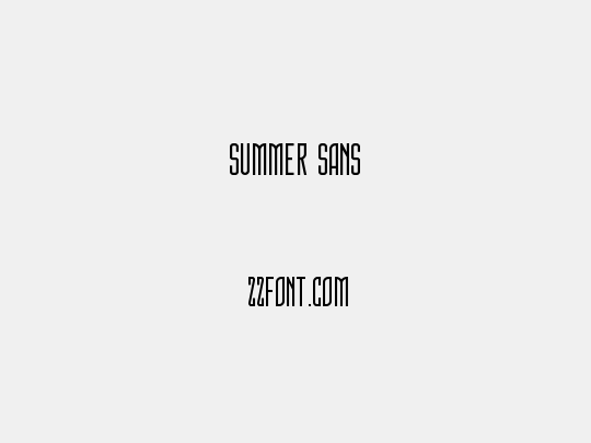 Summer Sans