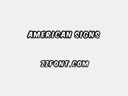 American Signs