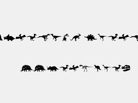 Dinosaur Icons