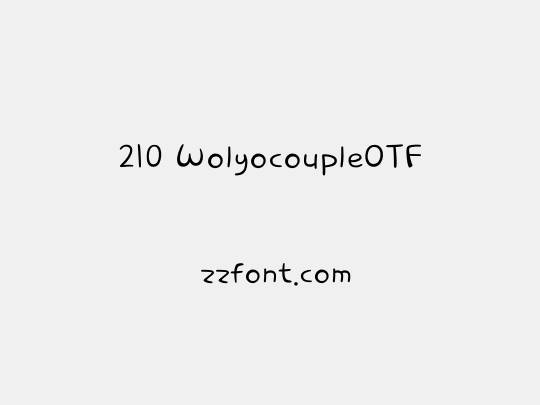 210 WolyocoupleOTF