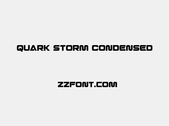 Quark Storm Condensed