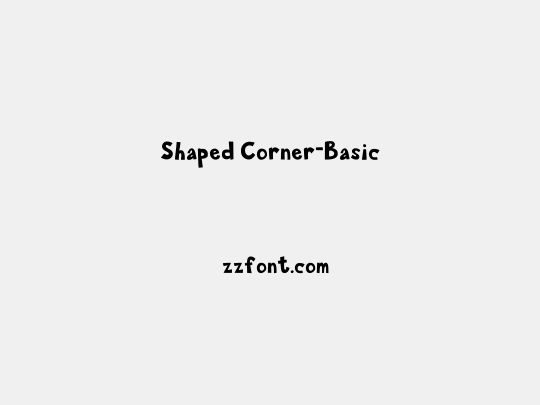Shaped Corner-Basic