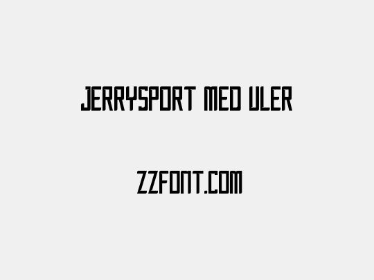 JerrySport Med uler