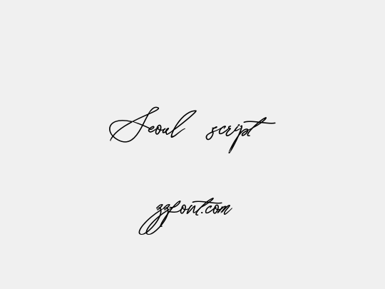 Seoul script