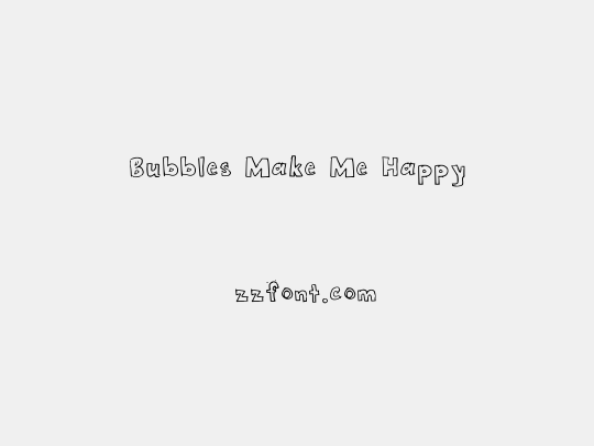 Bubbles Make Me Happy