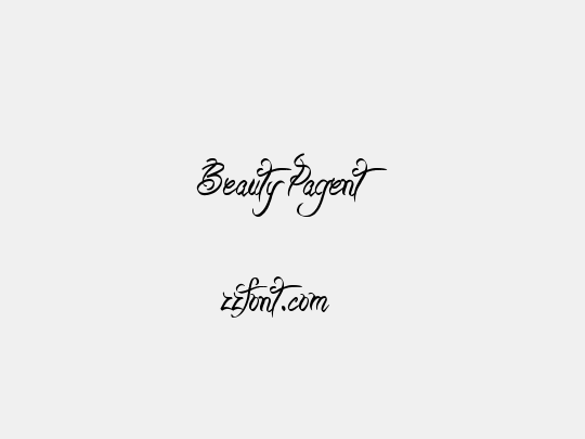 Beauty Pagent 