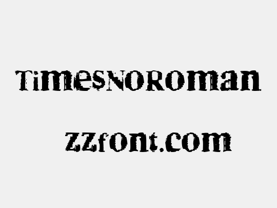 TimesNoRoman