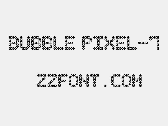 Bubble Pixel-7