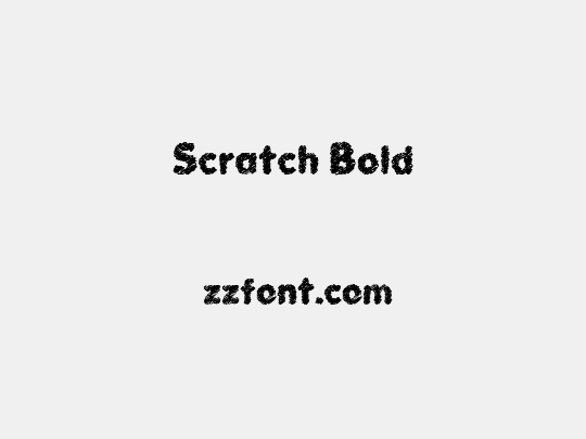 Scratch Bold