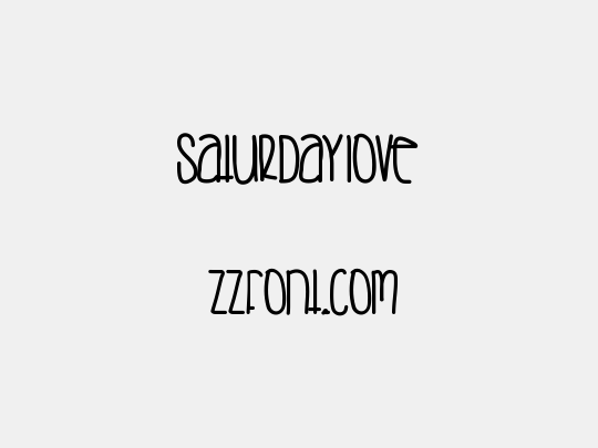SaturdayLove