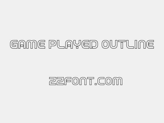Game Played Outline