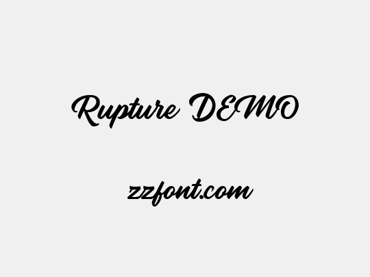 Rupture DEMO