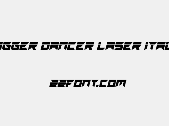 Dagger Dancer Laser Italic