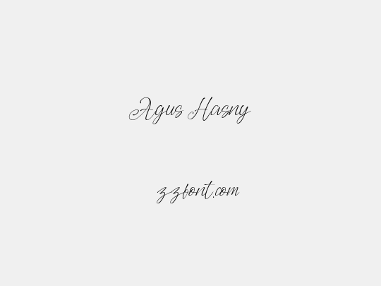 Agus Hasny
