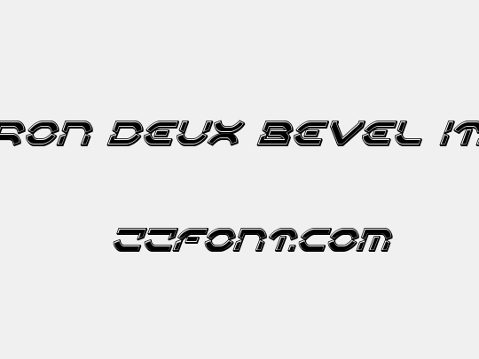Oberon Deux Bevel Italic