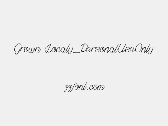 Grown Localy_PersonalUseOnly