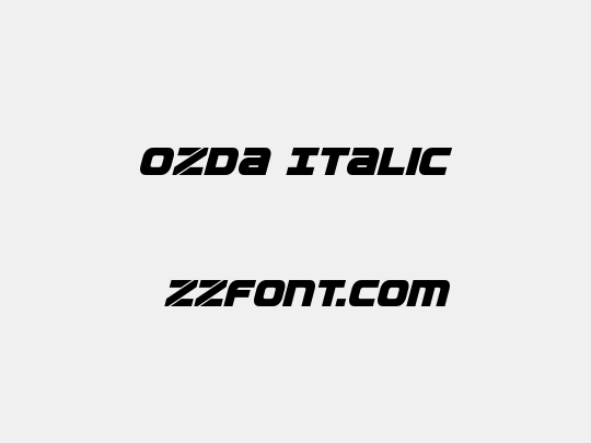 Ozda Italic
