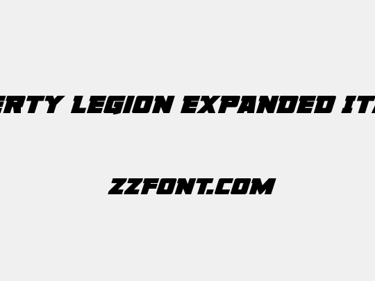 Liberty Legion Expanded Italic