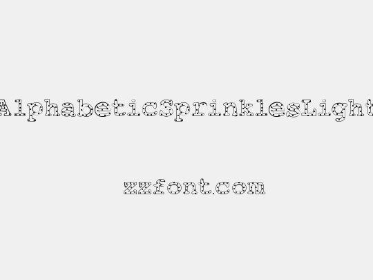AlphabeticSprinklesLight