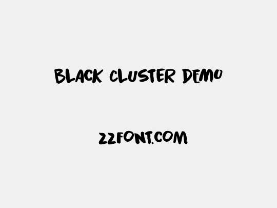 Black Cluster DEMO