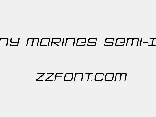 Colony Marines Semi-Italic