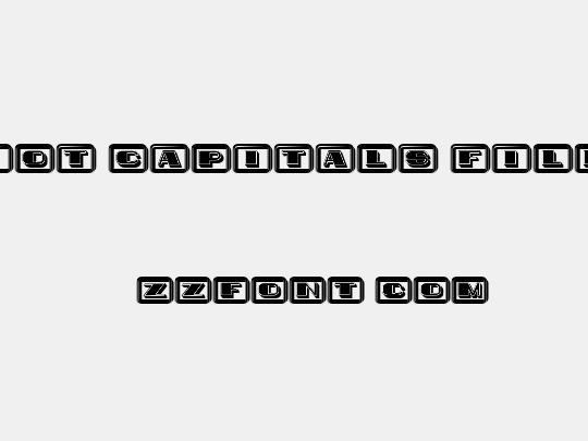 Idiot Capitals Filled