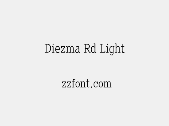 Diezma Rd Light