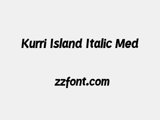 Kurri Island Italic Med