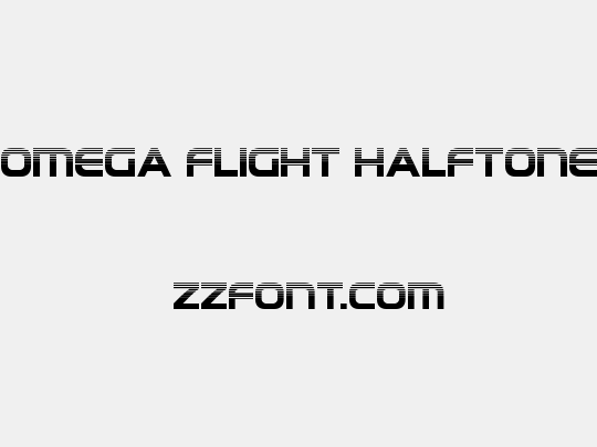 Omega Flight Halftone