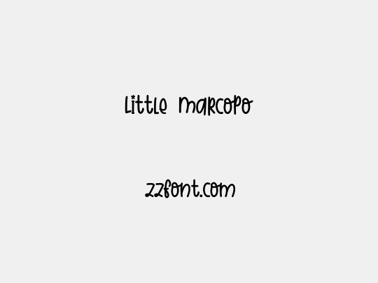 Little Marcopo