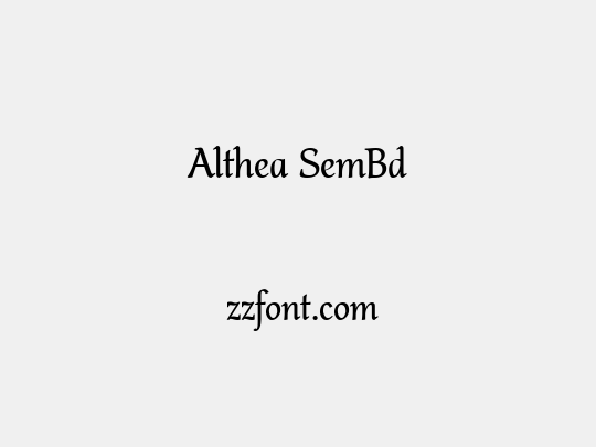 Althea SemBd