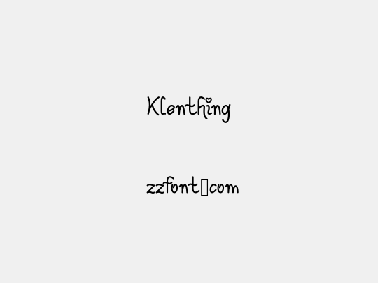 Klenthing