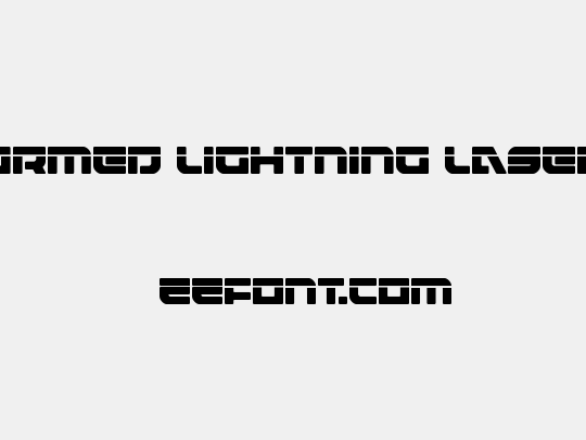 Armed Lightning Laser