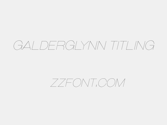 Galderglynn Titling