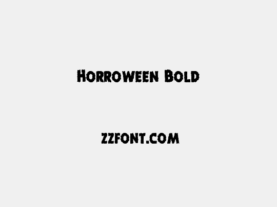 Horroween Bold
