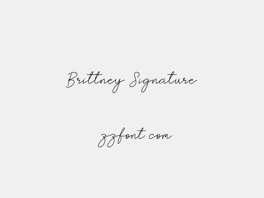 Brittney Signature