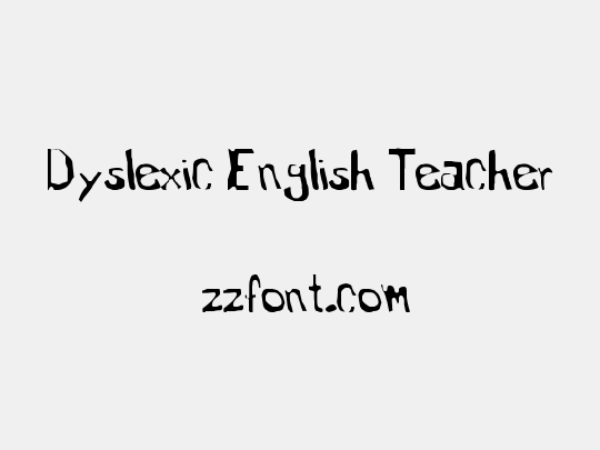 Dyslexic English Teacher